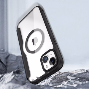 Dux Ducis Skin X Pro Magnētiskais Atveramais MagSafe apvalks iPhone 15 Plus - melns