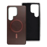 GENTLEMAN MAG COVER Case compatible with MagSafe for SAMSUNG A57 brown
