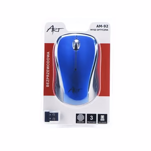 ART wireless computer mouse 2400 dpi AM-92 blue