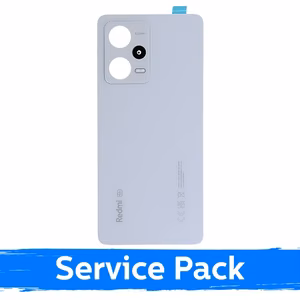 Aizmugurējais vāks saderīgs ar Xiaomi Redmi Note 12 Pro 5G / Polar White / (Service Pack)