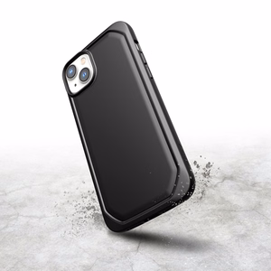 Raptic X-Doria Slim viedtālruņa apvalks iPhone 14 Plus aizmugures vāciņš melns