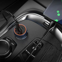 Automobiļa lādētājs Hoco USB A + USB C PD QC3.0 3A 20W Z46A safīra zils