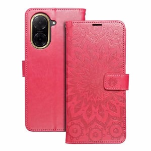 MEZZO grāmatu viedtālruņa apvalks XIAOMI Redmi A5 (173,3 x 79,4 x 8,26) mandala magenta