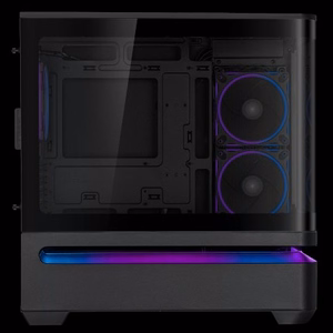 ASUS Prime AP202 TG ARGB melns korpuss