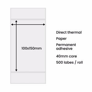 Termo uzlīmes 100x150mm (500 gab.)