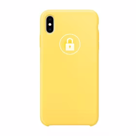 Phone Maciņš "Silicone Maciņš" priekš Apple iPhone Xs Max / Canary Dzeltens / in package