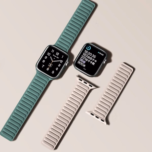 Magnetic Strap Magnetic Strap Bracelet for Apple Watch 41mm - Red