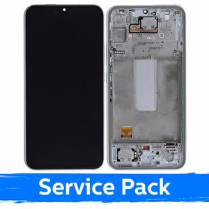 LCD displejs saderīgs ar Samsung G988 S20 Ultra ar rāmi / Cosmic Grey / (Service Pack) + ar bateriju