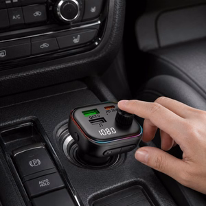 Tech-Protect CC07 3-Port PD 54W Car Charger + Bluetooth FM Transmitter - Black