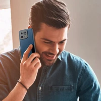 Dux Ducis Fino viedtālruņa apvalks Xiaomi 13 Pro ar silikona rāmi zils