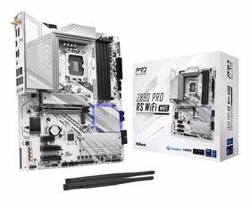 Asrock Z890 Pro RS WiFi balts Intel Z890 LGA 1851 (Socket V1) ATX