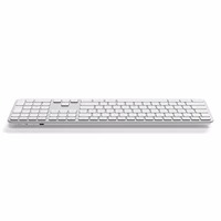 Bezvadu tastatūra QWERTY Satechi Slim EX3 Mac / PC ST-KEX3S-EN sudraba krāsā