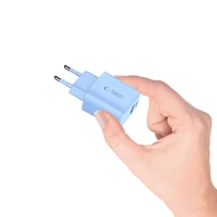 Tech-Protect NCA20 PD 20W QC3.0 USB-A / USB-C sienas lādētājs - zils