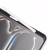 Dux Ducis Toby vāciņš ar aizdari un statīvu iPad Pro 11" 2024 - melns