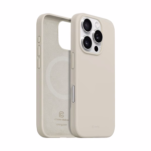 Crong Color Cover Magnetic MagSafe vāciņš ierīcei iPhone 16 Pro Max, akmens bēšs