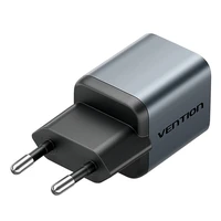 GaN Vention USB-C 20W lādētājs + USB-C-L 1m kabelis (pelēks)