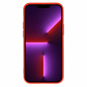 Viedtālruņa apvalks ar silikona sirds dizainu Iphone 14 Plus, dizains 1 rozā