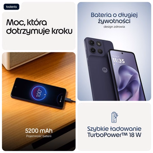 Motorola Moto G17 8/128 GB smartphone in PANTONE Evening Blue (Violet)