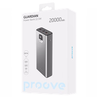 Proove portatīvais lādētājs Guardian 22.5W 20000mAh metal pelēks