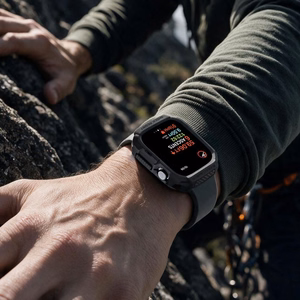 Spigen Rugged Armor vāciņš modelim Apple Watch 42 mm – matēti melns
