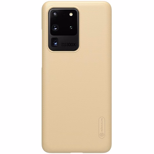 Nillkin Super Frosted Shield vāciņš ierīcei Samsung Galaxy S20 Ultra, zelta krāsā