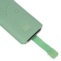 WONDER Deko viedtālruņa apvalks (Izmērs XL) Iphone 15/15 Pro/Iphone 16/16 Pro/Samsung S24/S24 Plus/S25/S25 Plus/A53/A55 5G zaļš