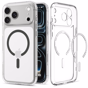 Spigen Ultra Hybrid MagSafe maciņš iPhone 18 Pro Max / 17 Pro Max, caurspīdīgs grafīta krāsā