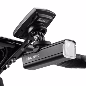 Rockbros velosipēda stiprinājums Garmin / GoPro, melns