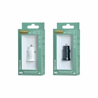 Auto lādētājs Remax RCC358 30W USB-C/USB-A melns