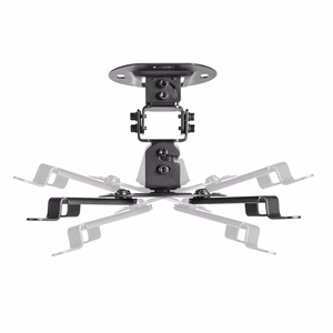 Maclean MC-200 B griestu stiprinājums projektoram, 54–320 mm, līdz 13,5 kg, 360° rotācija