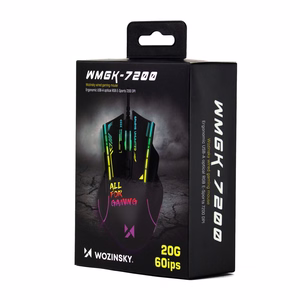 Wozinsky WMGK-7200 Wired Optical Gaming Mouse 7200 DPI - melna