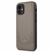 Mercedes Urban Line viedtālruņa apvalks iPhone 12 mini - brūns