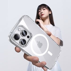 Benks Magnētiskais Lucent Pro viedtālruņa apvalks Iphone 16 Pro caurspīdīgs