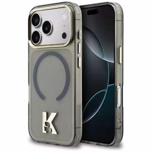 Karl Lagerfeld IML K Head Logo MagSafe Maciņš for iPhone 17 Pro - melns