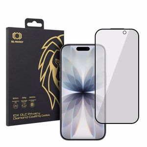 Rūdīts stikls Tel Protect 10X Privacy DLC Diamond Coating priekš Iphone 16 Pro/17