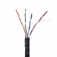 LANBERG UTP CABLE 1GB/S 305M WIRE CCA melns