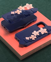 Kingxbar Sweet Series viedtālruņa apvalks dekorēts ar oriģinālajiem Swarovski kristāliem iPhone 12 Pro / iPhone 12 Pro Max melns