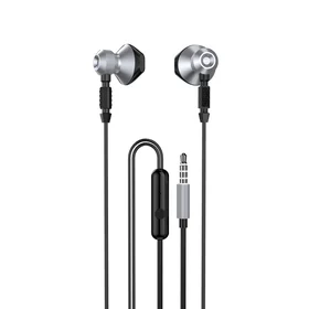 Dudao metāla vadu austiņas 3.5mm Mini Jack pelēkas (X2C-Gray)