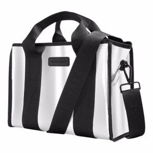 Водоотталкивающая дорожная сумка через плечо Case-Mate Mini Travel Tote Bag, Silver Chrome