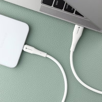 FORCELL F-ENERGY C342 kabelis USB A uz Type C QC4.0 3A 66W Silikona 1 m balts