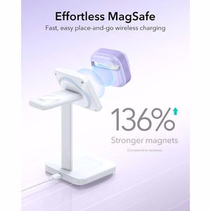 ESR Pulse HaloLock MagSafe  Apple AirPods 4 / 5 vāciņš, violets