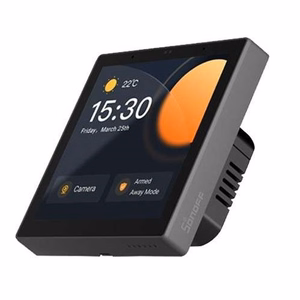 Viedais vadības panelis WiFi/Bluetooth/ZigBee Matter Sonoff NSPanel Pro (melns)