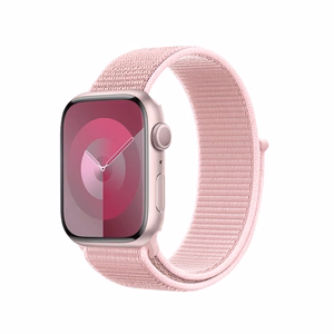 Спортивный нейлоновый ремешок Crong Nylon для Apple Watch 38/40/41/42 мм, пудрово-розовый