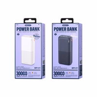 Ārējais akumulators Power Bank Remax RPP-177 12W 30000mAh melns