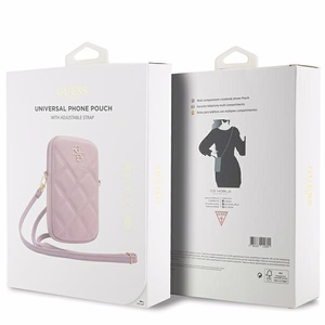 Guess soma GUWBZPSQSSGProzā/pink Zip Quilted 4G