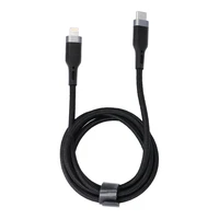 WiWU - Platinum sērijas datu kabelis Wi-C013 USB C uz Lightning 30W 1,2m - melns