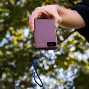 Blavec BJ-03 10000 mAh plāns magnētisks ārējais akumulators ar MagSafe, 13,5 mm, USB-C, 22,5 W, 3 vienā (PBBJ03-MC10P) (krāsa: violeta)