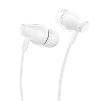 Borofone austiņas BM61 Wanderer ar mikrofonu baltas