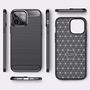 Back Case CARBON for HUAWEI P SMART 2019 Black