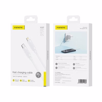 FONENG kabelis XS07 USB-C - Lightning PD 27W 1.2M balts